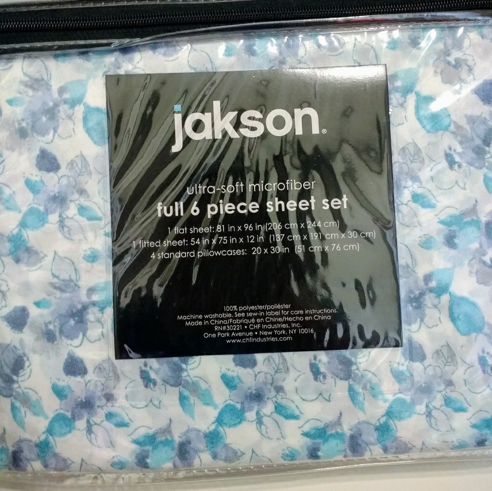 Full Bed 6 Piece Sheet Set